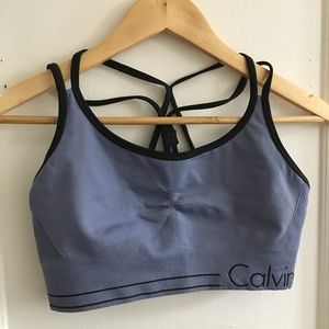Calvin Klein Performance Criss Cross Sports Bra